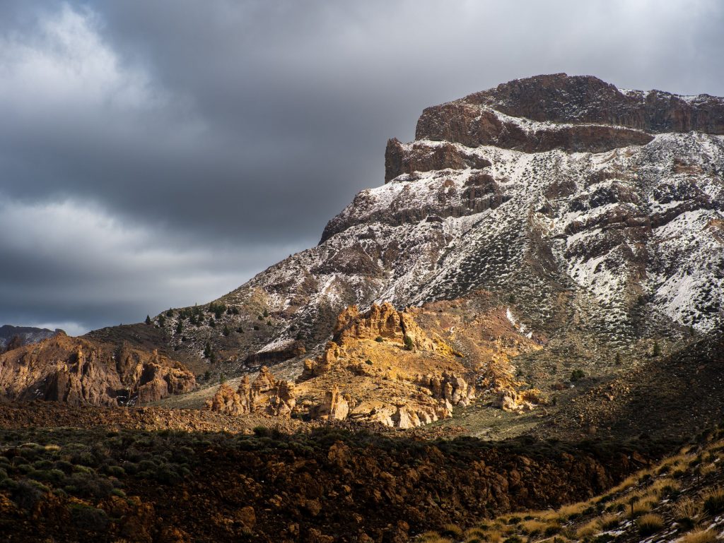 Landscape Tenerife around El Teide vulcano